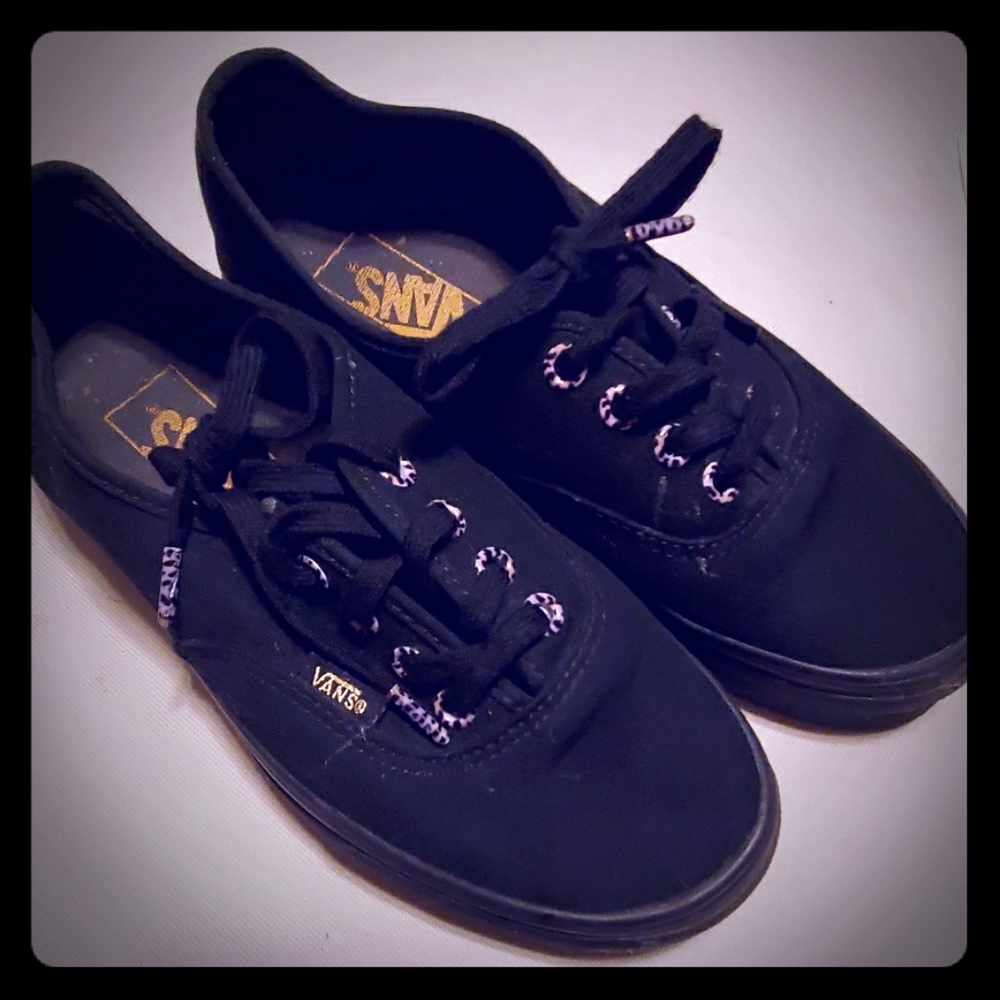 Vans with Leopard accent